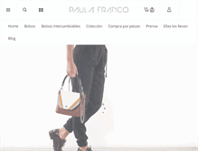 Tablet Screenshot of paula-franco.com
